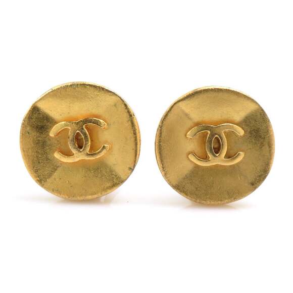 Chanel Jewelry - Chanel Cc Logo Clip-On Earrings Gold- #210022C44B